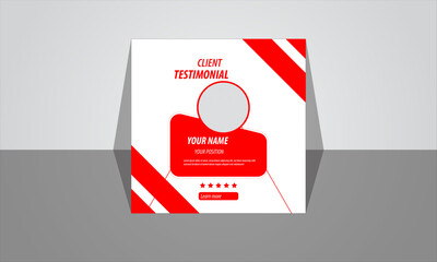 Modern Client Testimonial Design Templates 