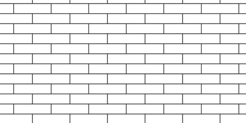 Obraz premium white brick wall texture and solid bricks seamless pattern background. 