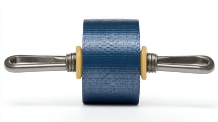 Plastic Strap Isolated on White Background. Generative AI