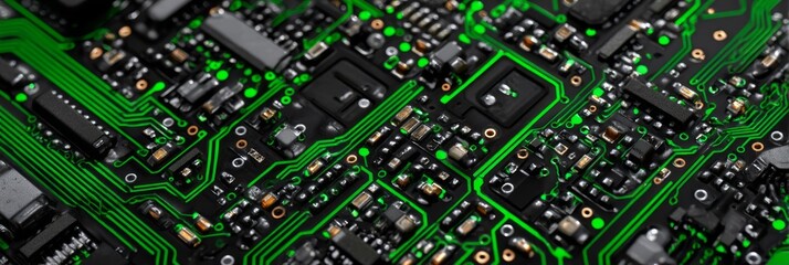 Obraz premium 電子回路のイメージ