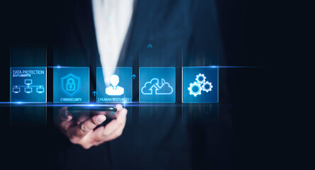 Executive HR oversees candidate recruitment, evaluates CV, resume, and profile, manages online job data, and maintains resource checklist for hiring documentation