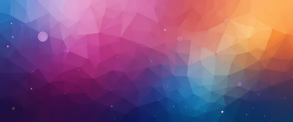 Obraz premium Abstract color background with gradient and mosaics