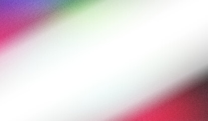 Abstract diagonal black line with vibrant green and multicolored blurry background.
