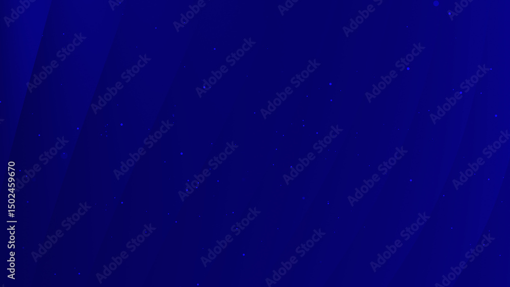 Poster deep indigo background with subtle linear shading.