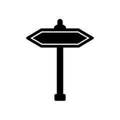 Street Sign Icon Vector Flat and Clean Look