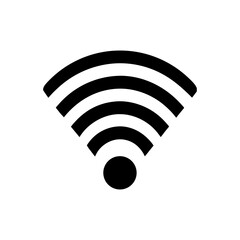 Wi Fi Signal Icon Vector Flat and Clean Look Isolated