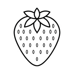 vector illustration of a strawberry