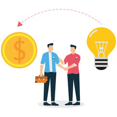 Business Agreement and Exchange of Innovative Ideas