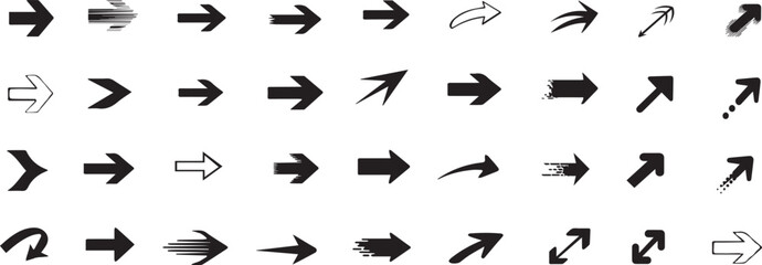 Arrow icon. Arrow vector collection. Arrow. Modern simple arrows.