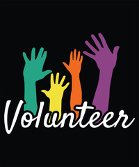 Fototapeta premium Volunteer 9 Graphic Design