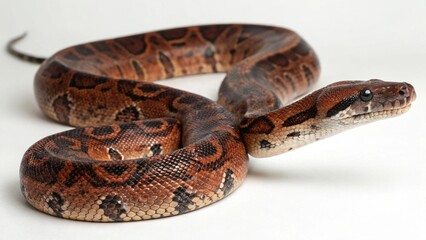Fototapeta premium Dumeril’s Boa on studio background