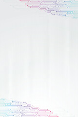 Futuristic Circuit Technology Background for Digital Design