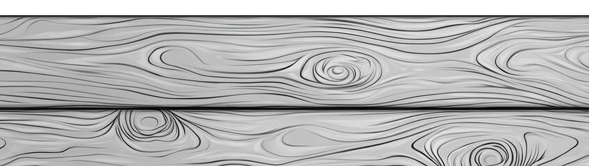 Two horizontal planks of wood with a textured grain pattern