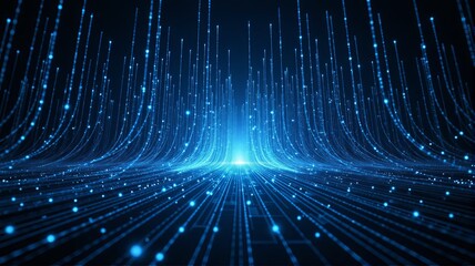 Digital Data Flow in a Futuristic Setting