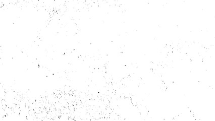 Black texture overlay. Dust grainy texture on white background. Grain noise stamp. Old paper. Grunge design elements. Vector illustration. 