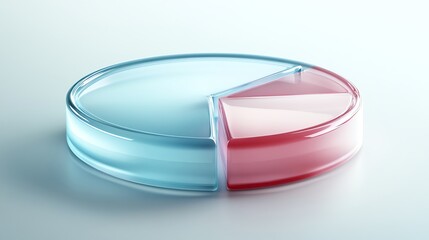 pie chart on white background