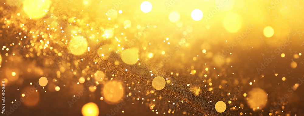 Poster shiny gold gradient background with smooth yellow texture