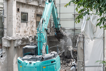 解体工事　解体現場