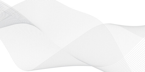 Abstract wave blend stripes lines white background. Vector curve line pattern mesh. Technology lines flow and motion energy blend.	