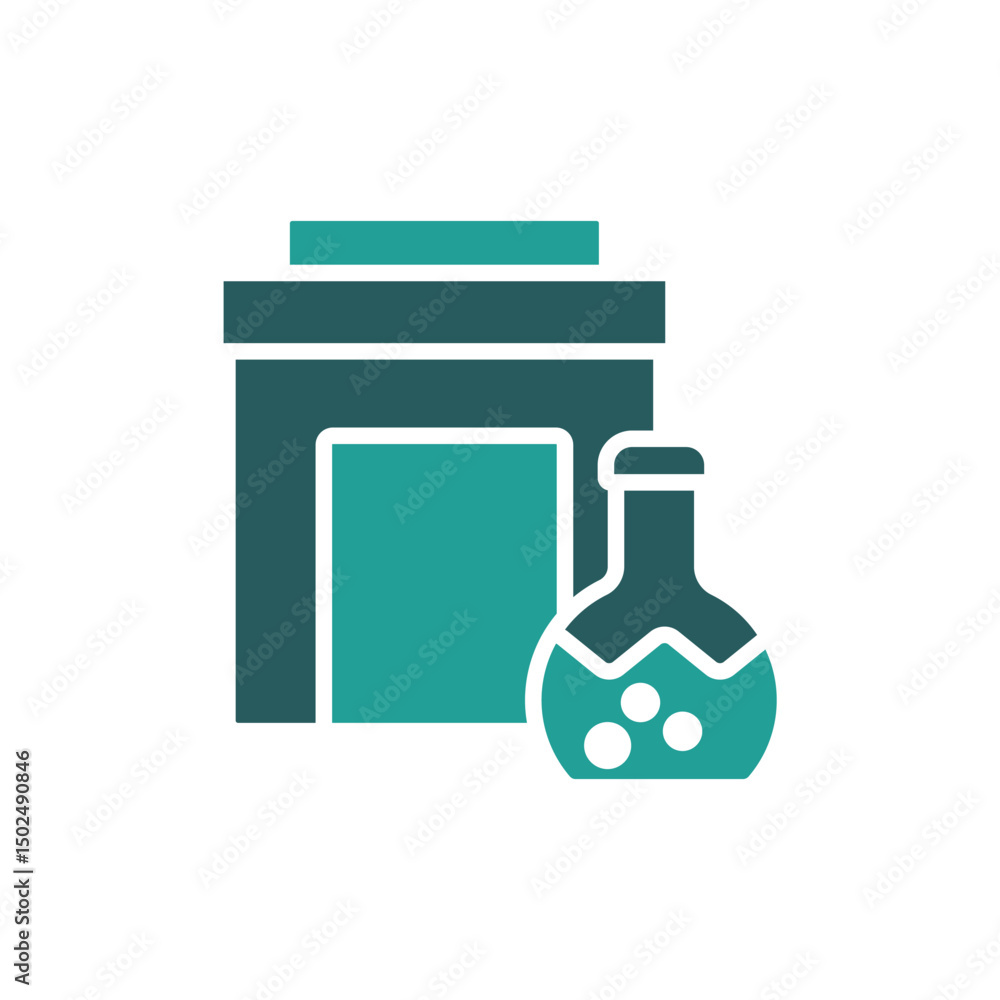 Poster lab icon. vector.editable stroke.linear style sign for use web design,logo.symbol illustration.