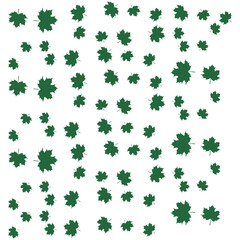 Make a Professional Leaf Pattern Background Vector Art