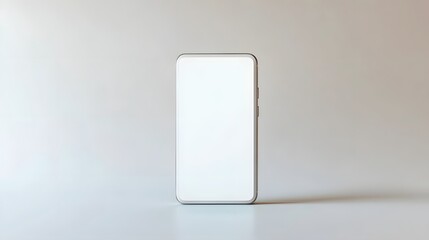 Smartphone Mock-up with Blank White Screen &ndash; AI Generated