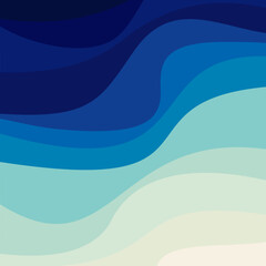 Modern smooth gradient blue abstract background 
trendy curves & waves pattern template 
vector for social media, ads, website banner, 
corporate, business, festive, party