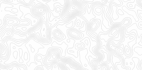 Abstract minimal The patter discovery vector topo map. creative discovery White wave grid stripe line map topography. vector geographic contour mounted map background.	