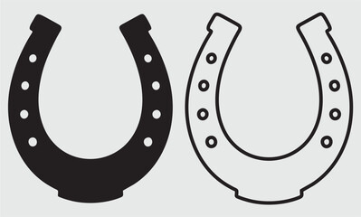 HORSE SHOE SILHOUTTE