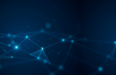 Fototapeta premium Abstract Digital Network Background