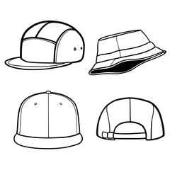 baseball cap vector illustration