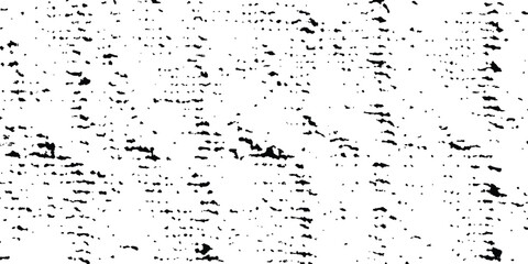 Black dirty grain white background. Black grunge noise gradient texture. Sand dusty distressed wallpaper. Grungy grit pattern. Black-white random dot texture for poster, banner, web