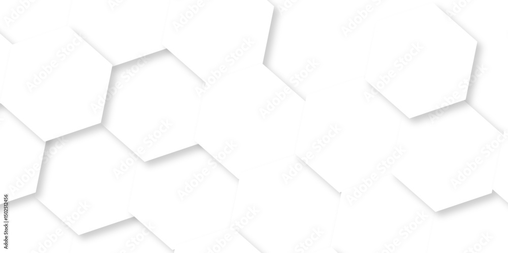 Poster hexagonal grid tile and mosaic structure mess cell. abstract hexagon seamless background. background