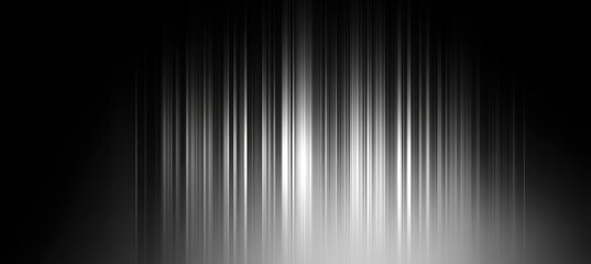 Abstract black and white background with vertical white stripes