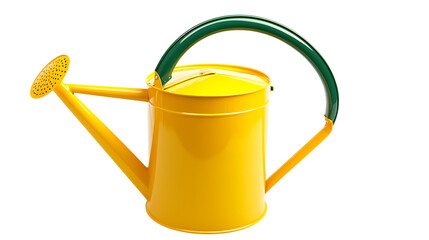 yellow watering can