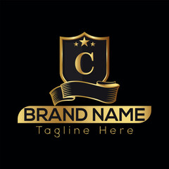 Vintage taxi emblem illustration vector design, retro stamp for quality transportation signage C logo design