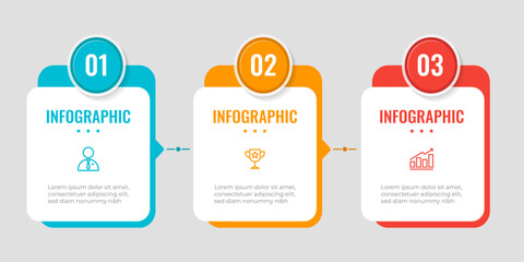 Modern timeline infographic 5 options.	