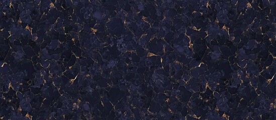 Obraz premium A dark blue background with gold veins running throughout