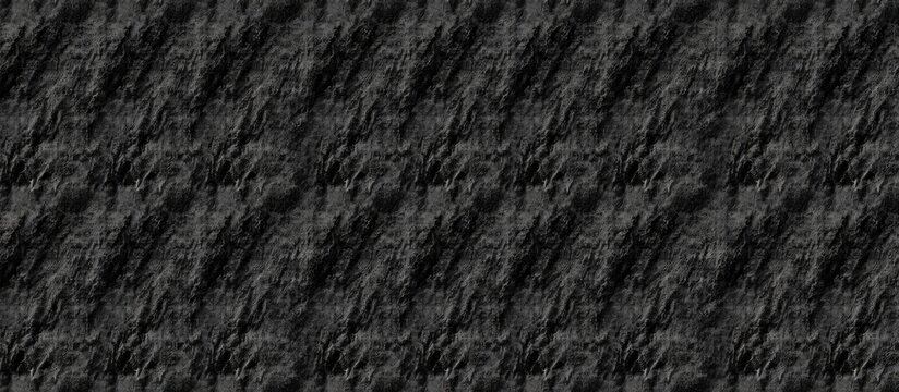 A seamless pattern of dark gray abstract shapes arranged in a diagonal, repeating pattern