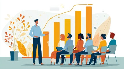 Business Presentation Meeting Scene