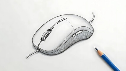 Computer mouse sketch