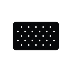 Wavy Polka Dot Border Silhouette Art & Illustration
