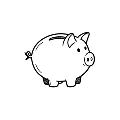 Obraz premium Savings Piggy Bank Icon