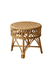 Round woven stool