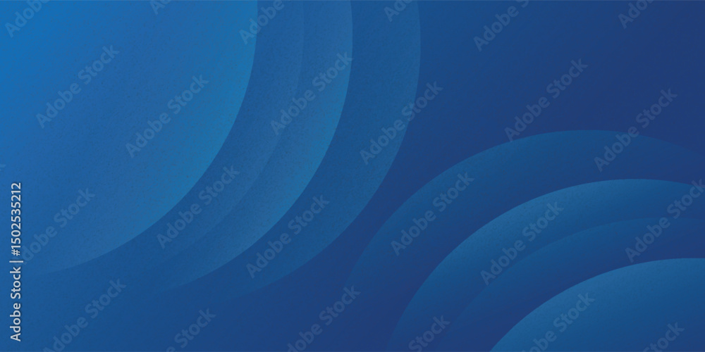 Wall mural abstract blue color background. dynamic shapes composition. vector illustration