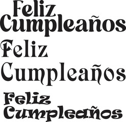 Happy Birthday! Spanish Text Variations for Design Projects