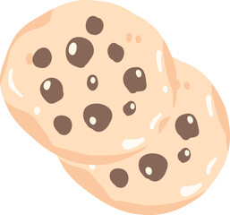 Cookies Illustration, Cozy Bakery Clipart, Sweet Snack Art