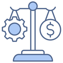 Feasibility Blue Icon