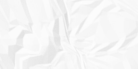 Crumpled paper Blank white crumpled and creased paper poster.	
