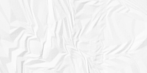 Crumpled paper Blank white crumpled and creased paper poster.	
